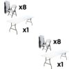 BabyStuffInBoise.com for rent in boise table chair party set 8 foot x2